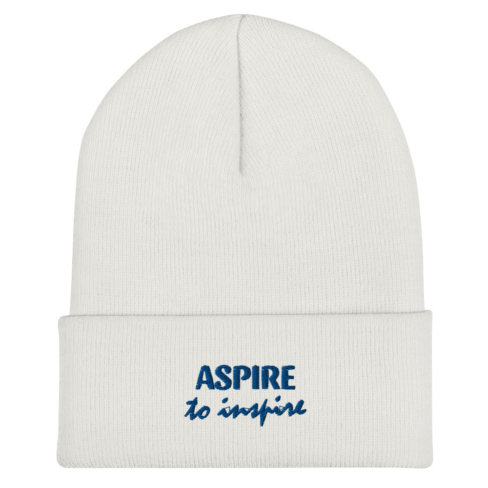 Aspire to Inspire ~ Cuffed Beanie